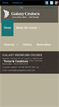 Mobile Screenshot of galaxypremiumcruises.com